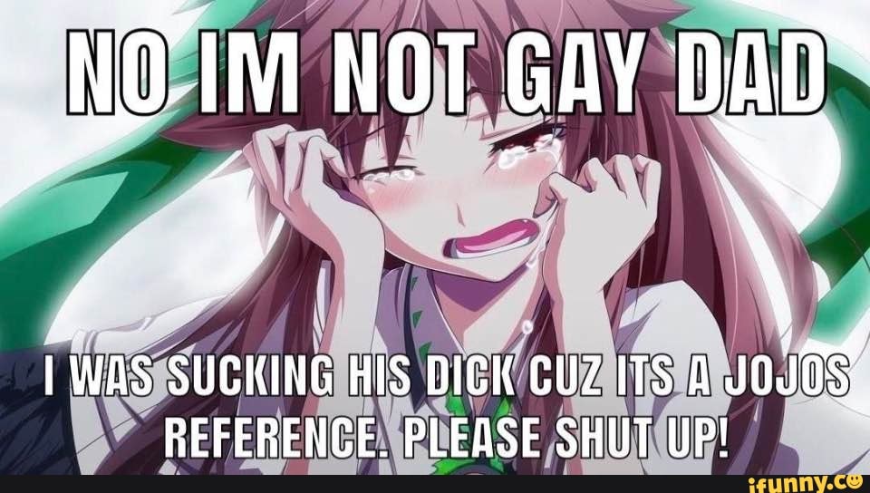 i love sucking dick but im not gay meme
