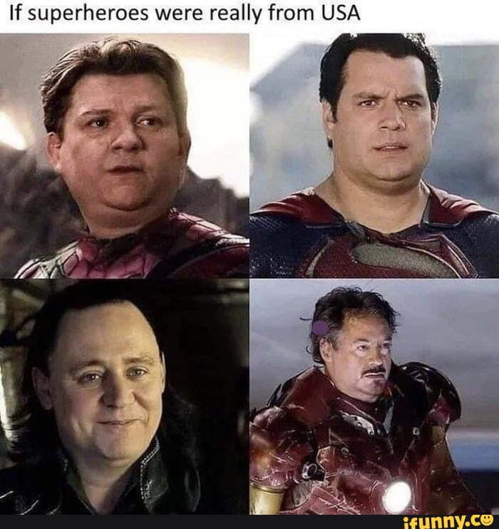 If superheroes were really from USA