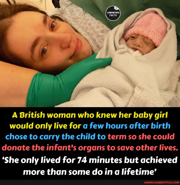 A British Woman Who Knew Her Baby Girl Would Only Live For Few Hours After Birth