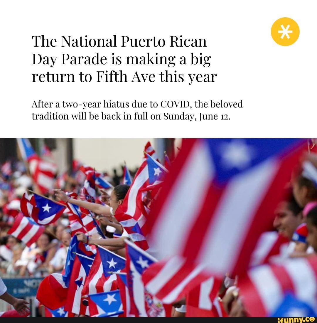 The National Puerto Rican Day Parade is making a big return to Fifth