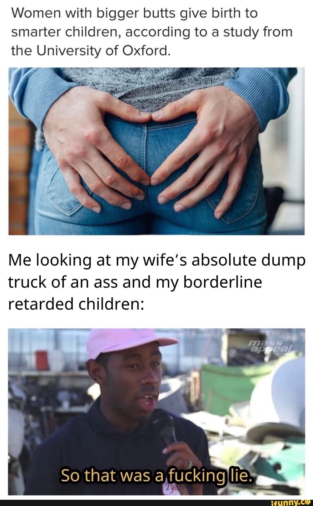 Women with bigger butts give birth to