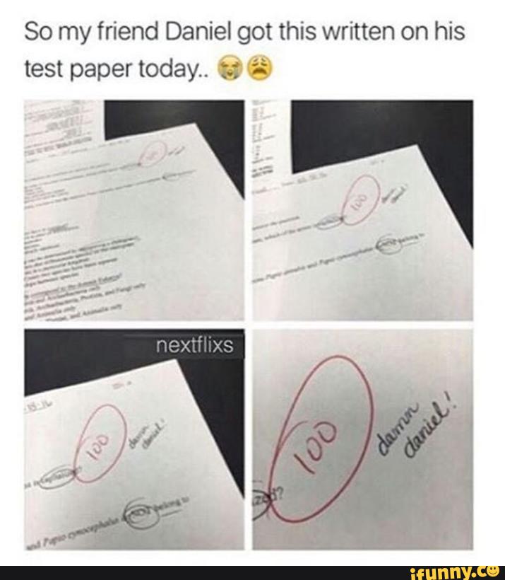 His test