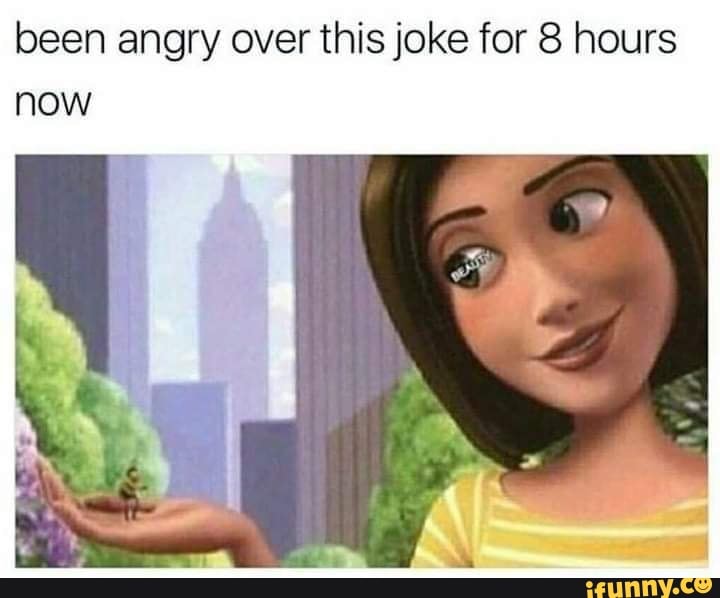 Been angry over this joke for 8 hours now iFunny