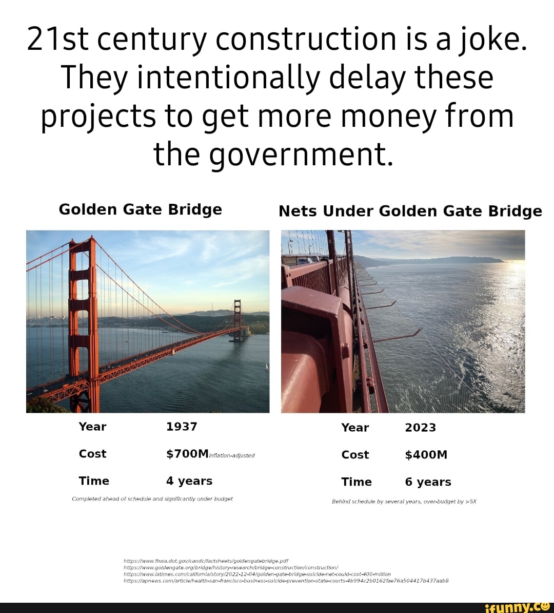 21st century construction is a joke. They intentionally delay these  projects to get more money from