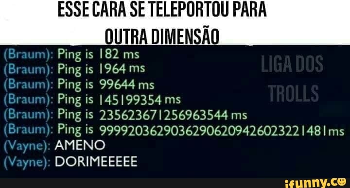 Ping is 182
Ping is 1964 ms
Ping is 99644 ms
Ping is 145199354 ms
Ping is 235623671256963544
Ping is 99992036290362906209426023221481ms in