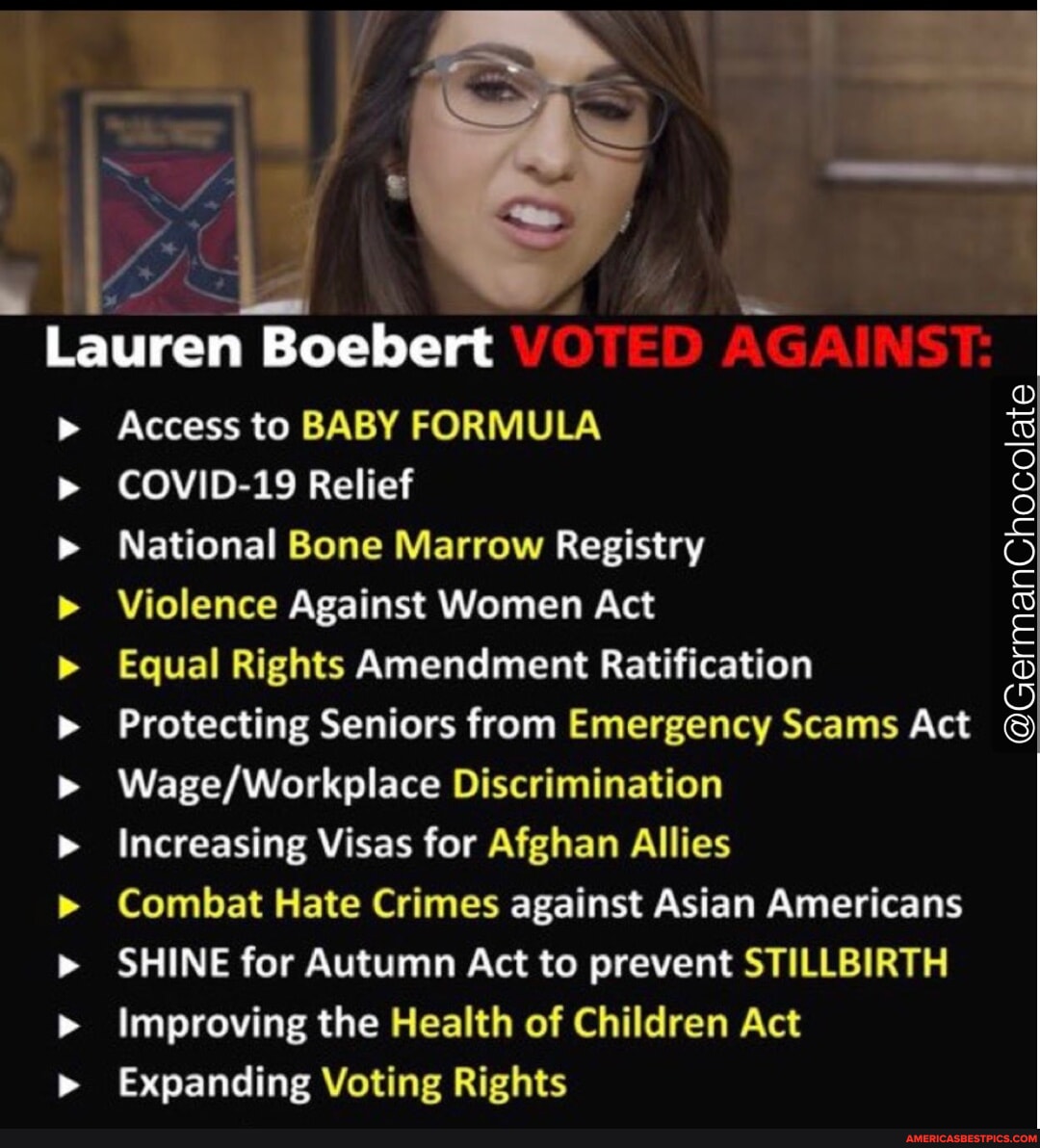 Lauren Boebert Access to BABY FORMULA COVID19 Relief National Bone