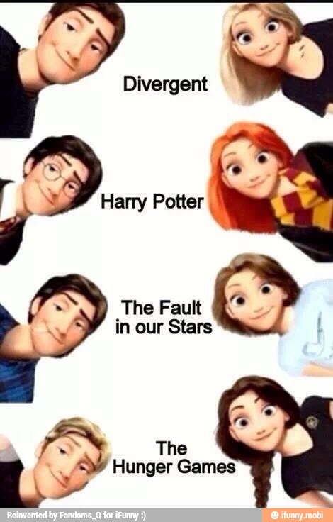 Divergent
Harry Potter
Le YE o Guns