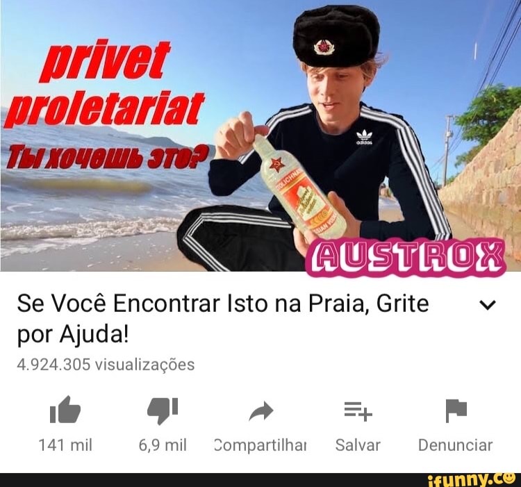 privet
proletariat
TRI NONONIb
STOP,
por Ajuda!
4.924.305 visualizações
141 mil 6,9 mil Compartilhat Salvar Denunciar