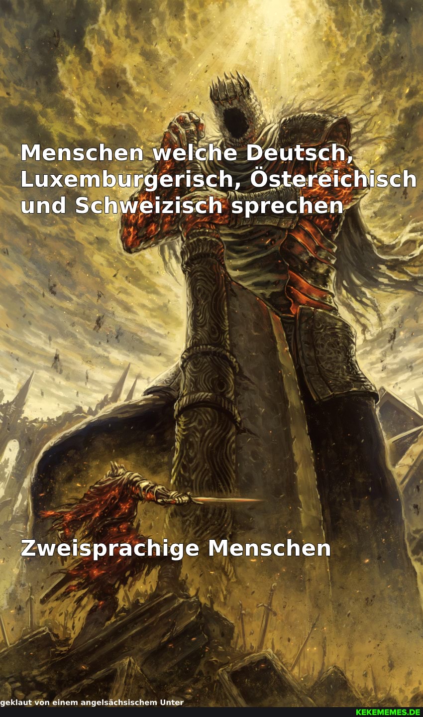 Menschen welche Deutsch,
Luxemburgerisch, Ostereichisch und Schweizisch sprechen
Zweisprachige Menschen