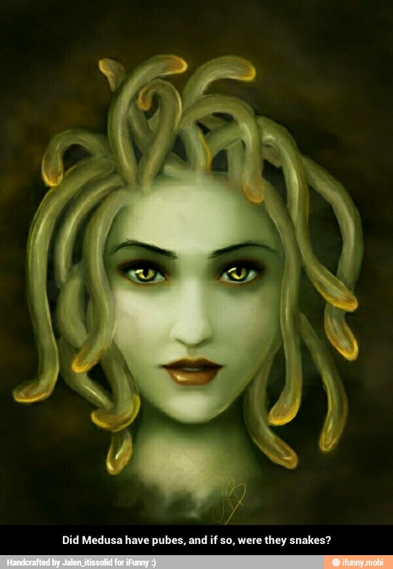 Did Medusa have pubes, and if so, were they snakes?