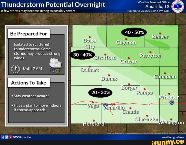 Ither Forecast Office Beaver Thunderstorm 'A few storms may