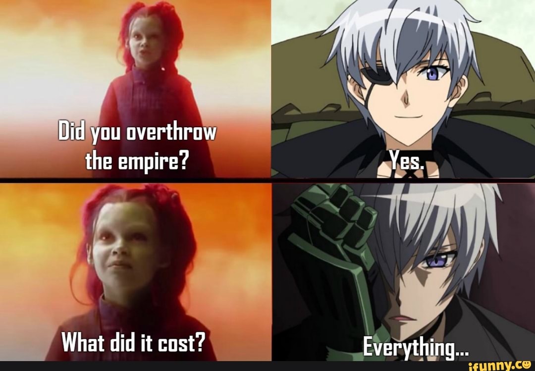 the empire?
What did it cost?