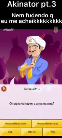 O AKINATOR me achou? 😳 #vaiprofycaramba #humorbr #viralvideo