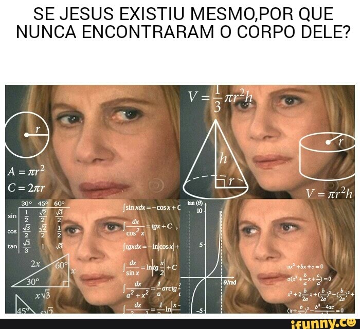 SE JESUS EXISTIU MESMO,POR QUE
NUNCA ENCONTRARAM O CORPO DELE?