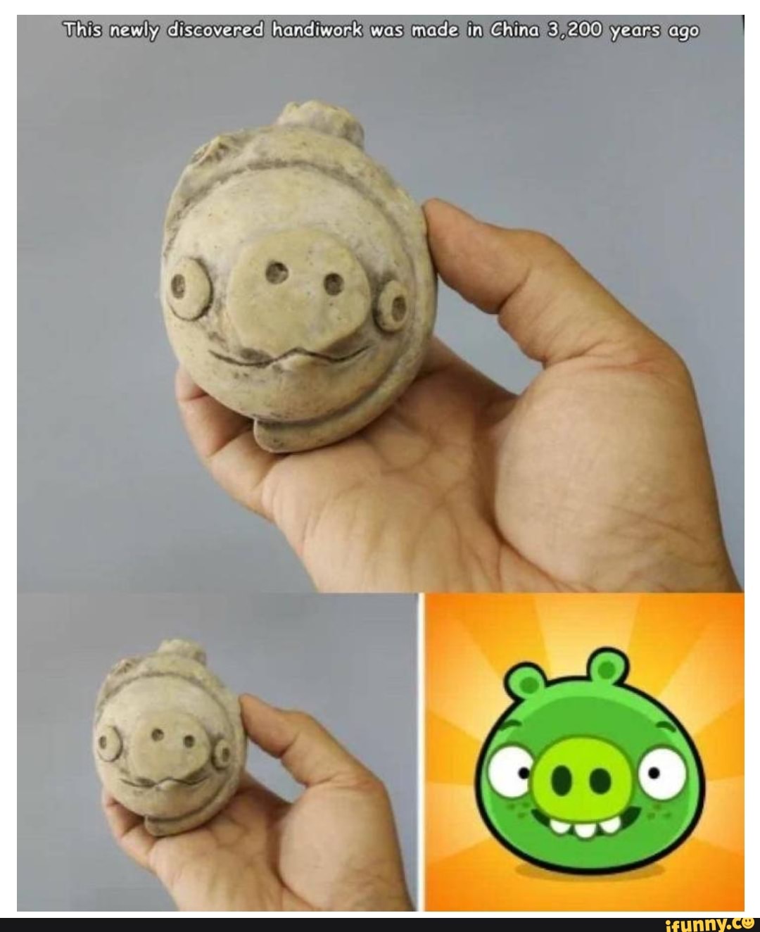 Mhis newly, discovered) handiwork) was)
made) in China 3/7200) years ago