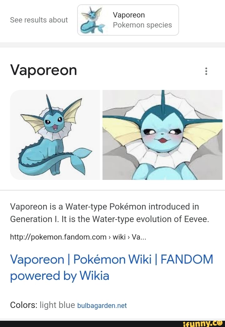 Eevee, Pokémon Wiki