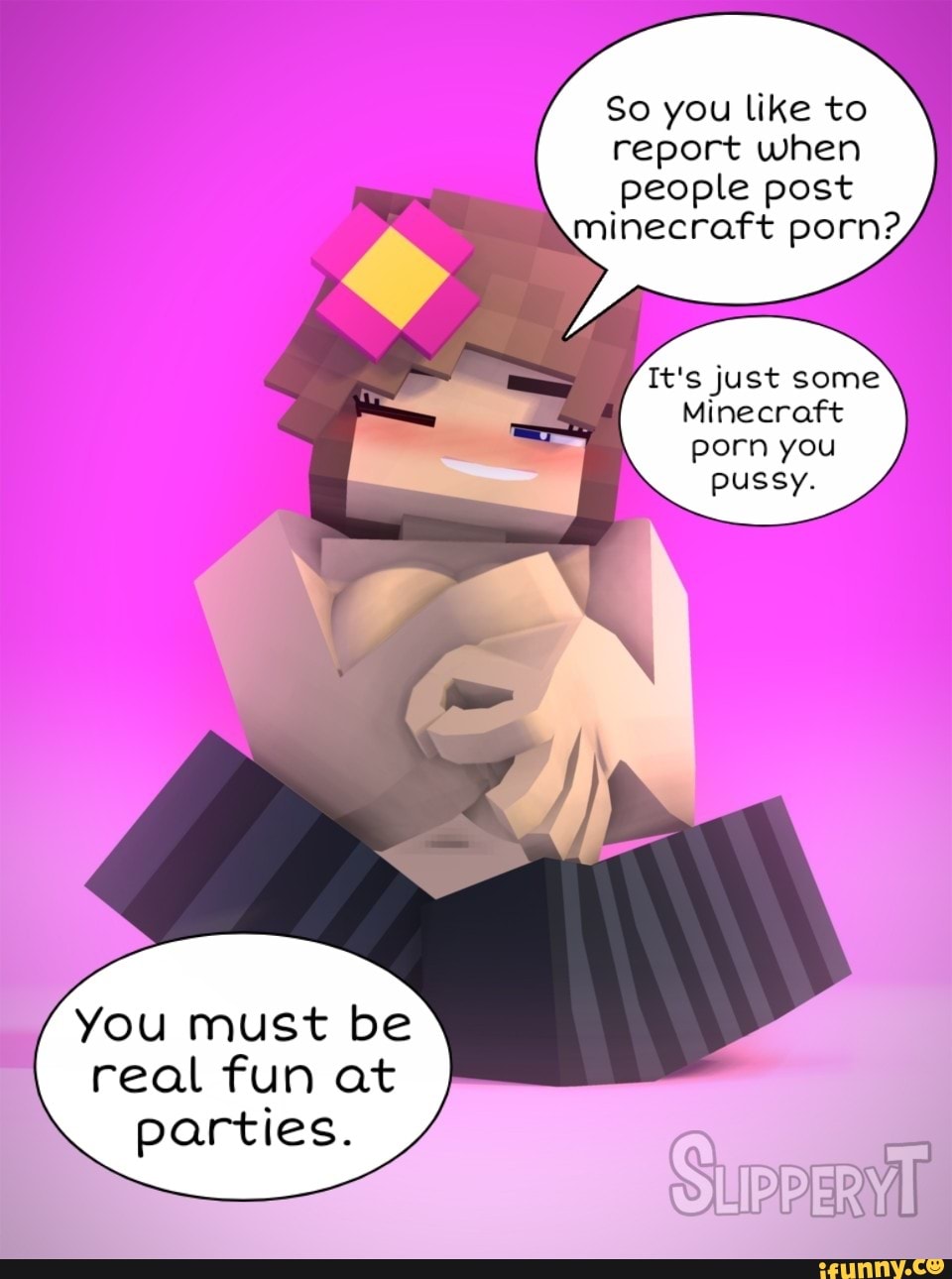 960px x 1290px - So you Like to report when people post minecraft porn? It's ...