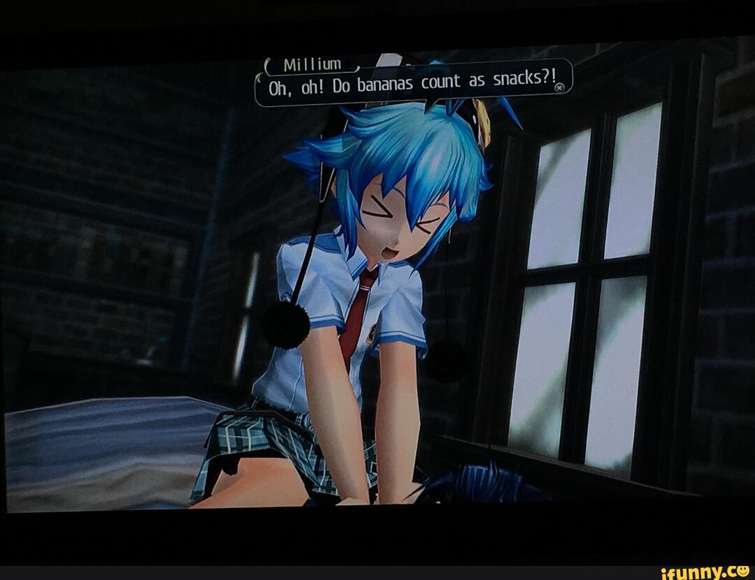 ( Millium_,
I Oh, oh! Do bananas count as snacks?