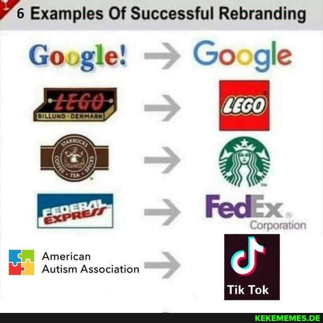 6 Examples Of Successful Rebranding Google! Google Corporation Tik Tok American 