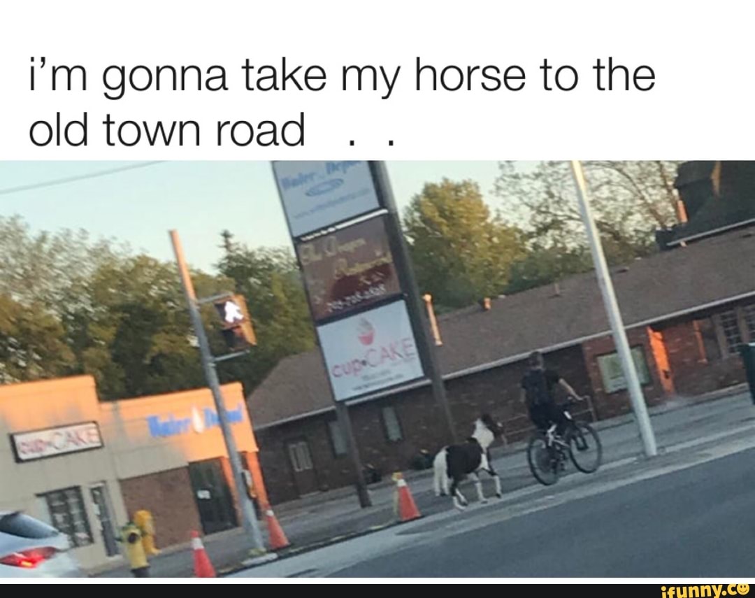 I’m gonna take my horse to the old town road - iFunny