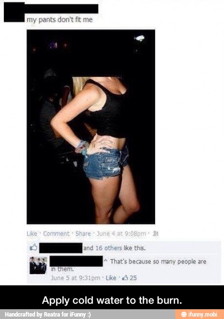 Apply cold water to the burn. - Apply cold water to the burn.