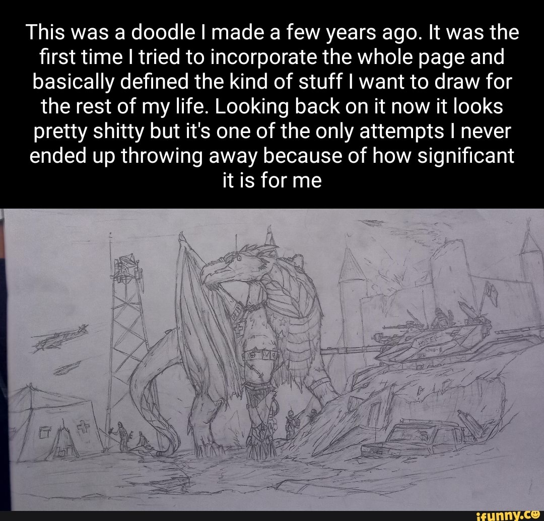 This was a doodle I made a few years ago. It was the first time I tried ...