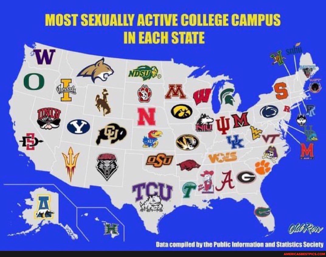 MOST SEXUALLY ACTIVE COLLEGE CAMPUS IN EACH STATE - America’s best pics - Top 10 Most Sexually Active Colleges In America