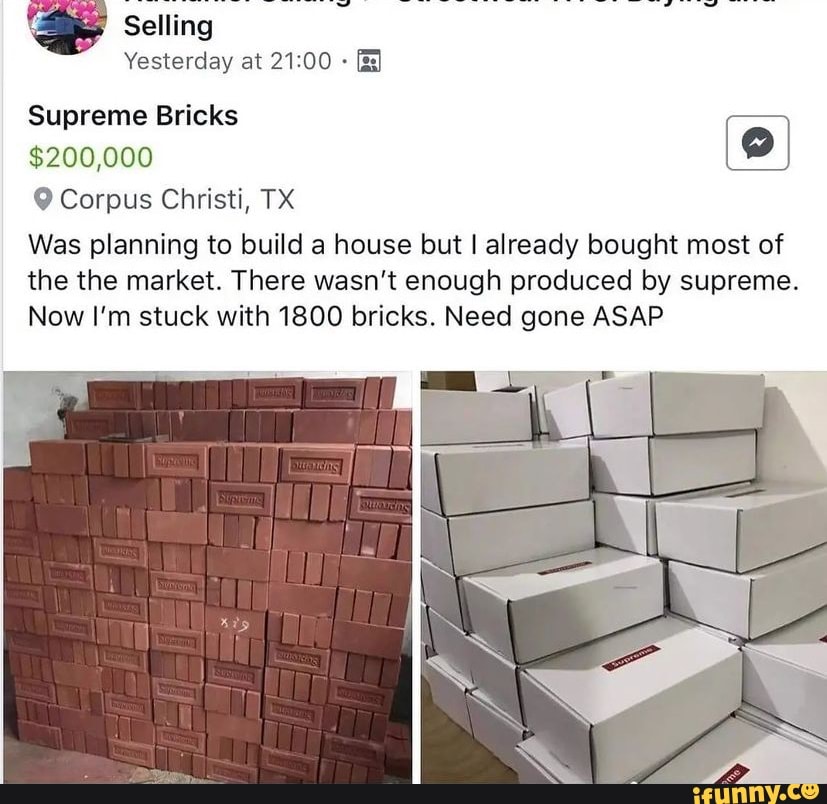 House made shop of supreme bricks