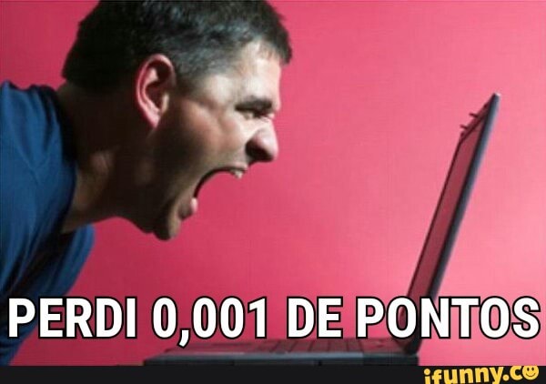 PERDI 0,001 DE'PONTOS