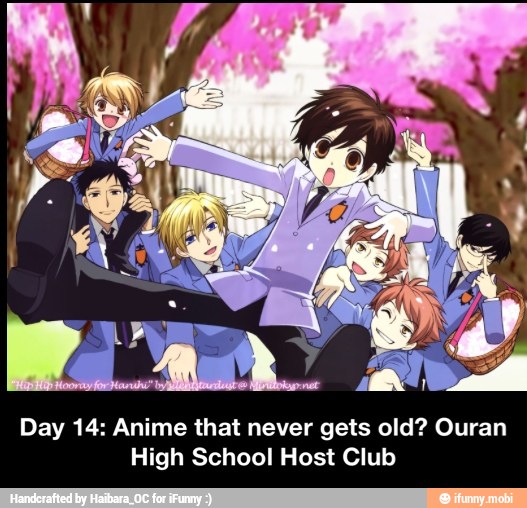 Day 14: Anime that never gets old? Ouran
High School Host Club - Day 14: Anime that never gets old? Ouran High School Host Club