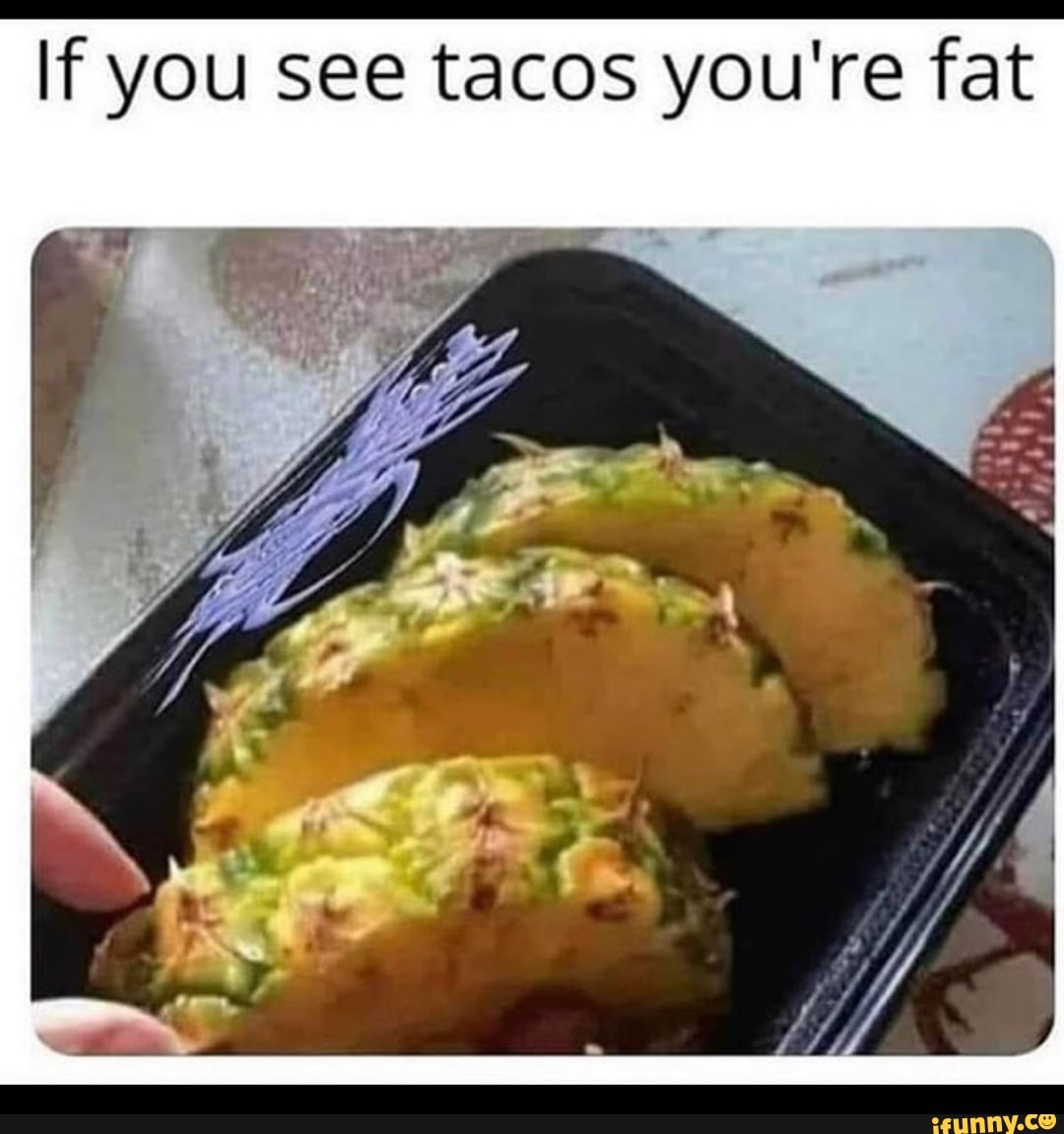 If You See Tacos You Re Fat Ifunny