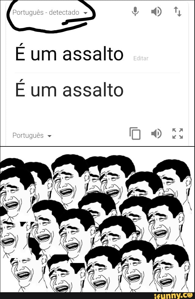 detectado
E um assalto
E um assalto
Português