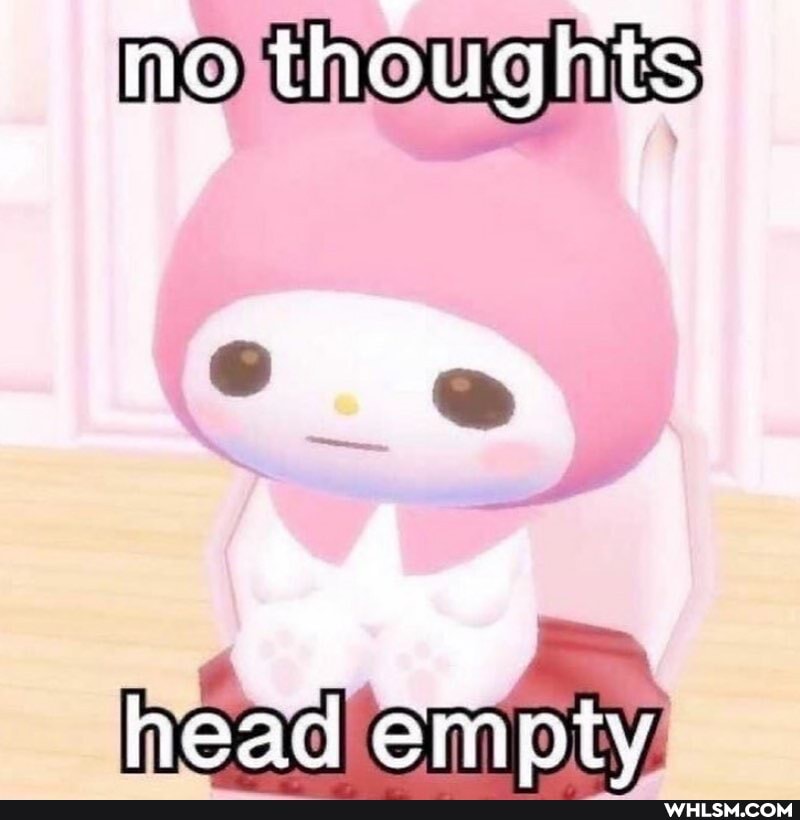 no sthoughts