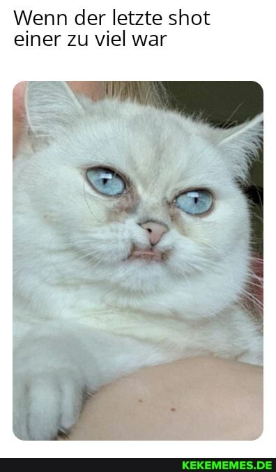 Wenn der letzte shot einer zu viel war