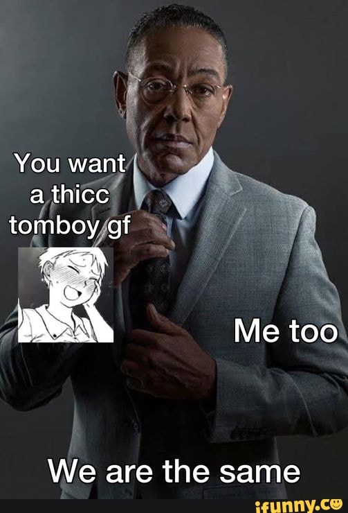 You want a thicc tomboy gf Me too We are the same - iFunny