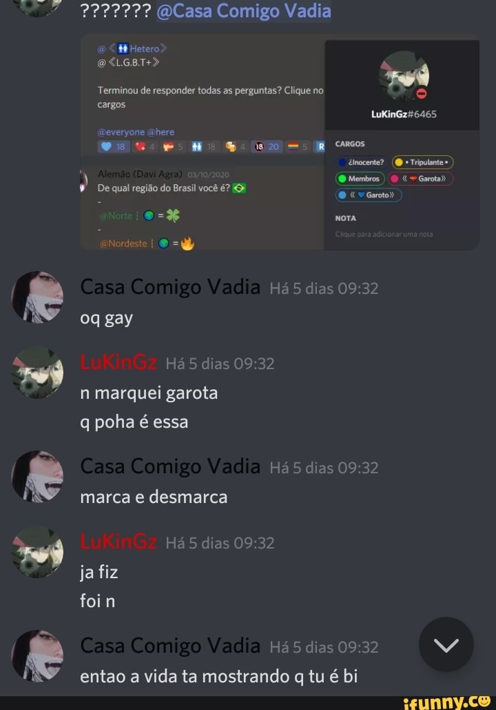 tata
Casa Comigo Vadia
a Hi Hetero)
Terminou de responder todas as perguntas? Clique no cargos.
everyone here
De qual região do Brasil você inocente? =Tápulante=
Membros ) 4 Garota
De qual região do Brasil você é?
nora
Há 5 dias
(aNordeste oq gay
Há 5 dias n marquei garota q poha é essa
Há 5 dias 09 marca e desmarca
Há 5 dias ja fiz foin
Há 5 dias 0932 MM entao a vida ta mostrando q tu é bi