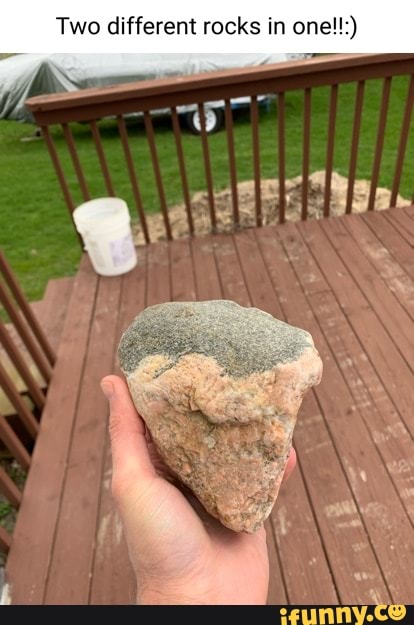 Two Laughing Rocks Two different rocks in one!!:) - iFunny