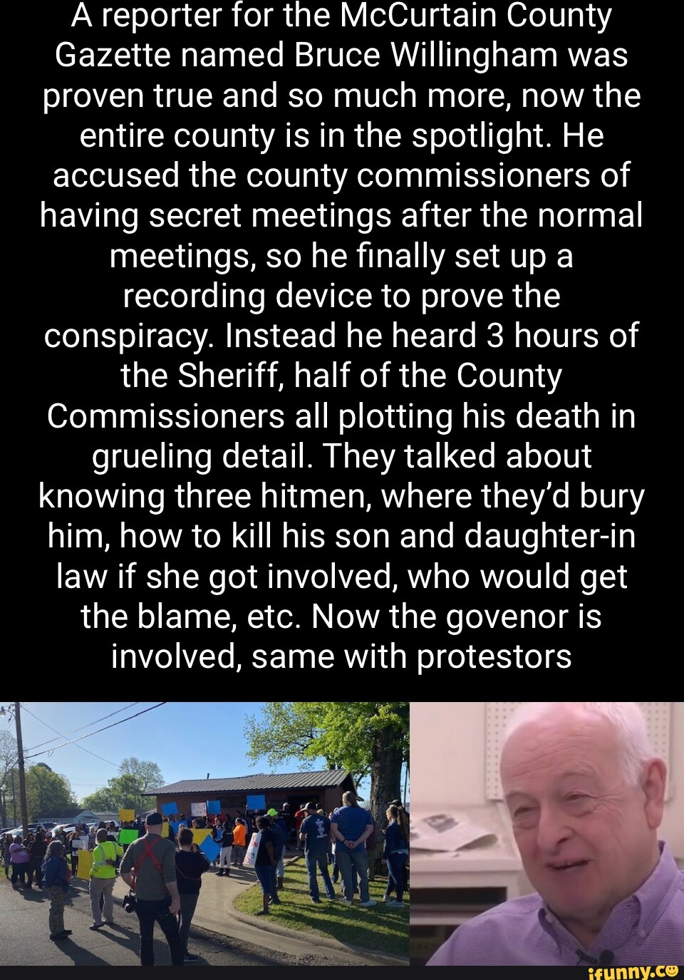 A Reporter For The McCurtain County Gazette Named Bruce Willingham Was