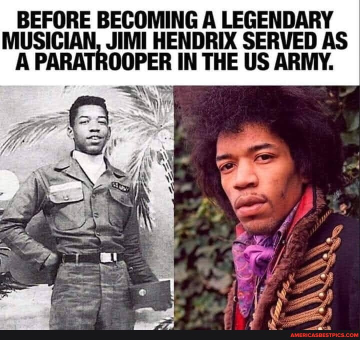 BEFORE BECOMING A LEGENDARY MUSICIAN, JIMI HENDRIX SERVED AS ...