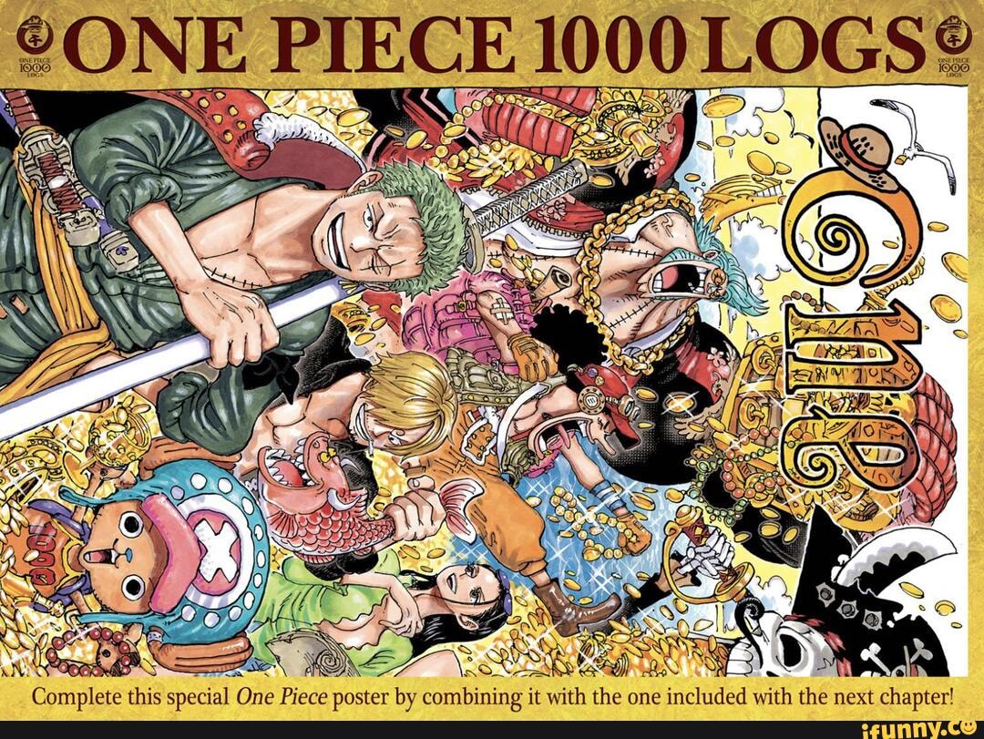 ONE LOGS? Complete this special One Piece poster by combining it with ...