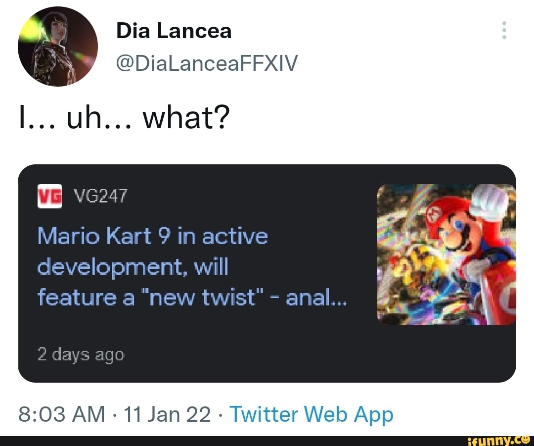 Mario kart 9 anal