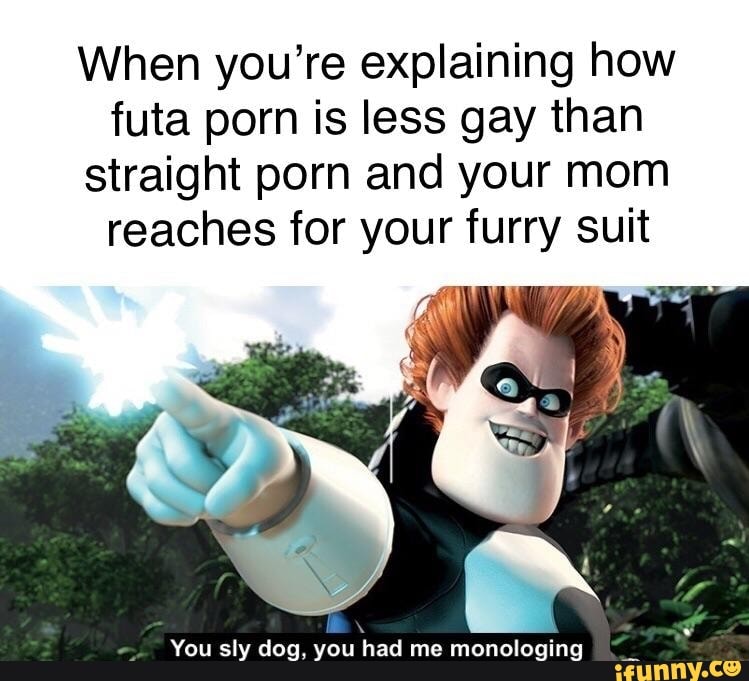 Futa Furries Porn - When you're explaining how futa porn is less gay than ...