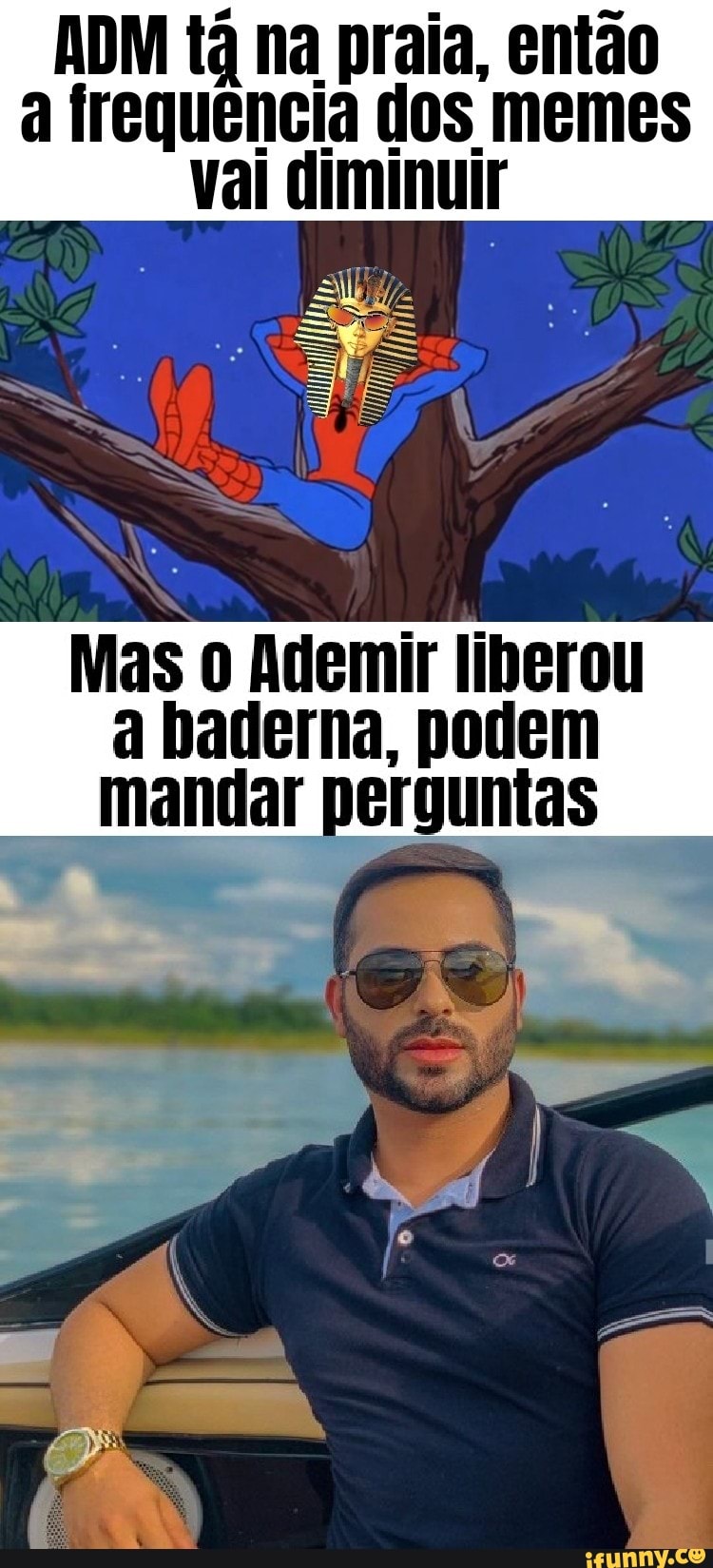 Adm T Na Praia Ent O A Frequ Ncia Dos Memes Vai Diminuir Mas Ademir Liberou A Baderna Podem