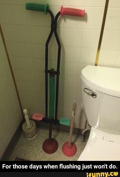 For those days when flushing just won't do. - For those days when flushing just won't do.