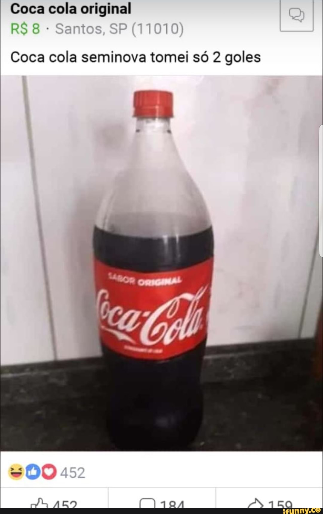 Coca cola seminova tomei só 2 goles