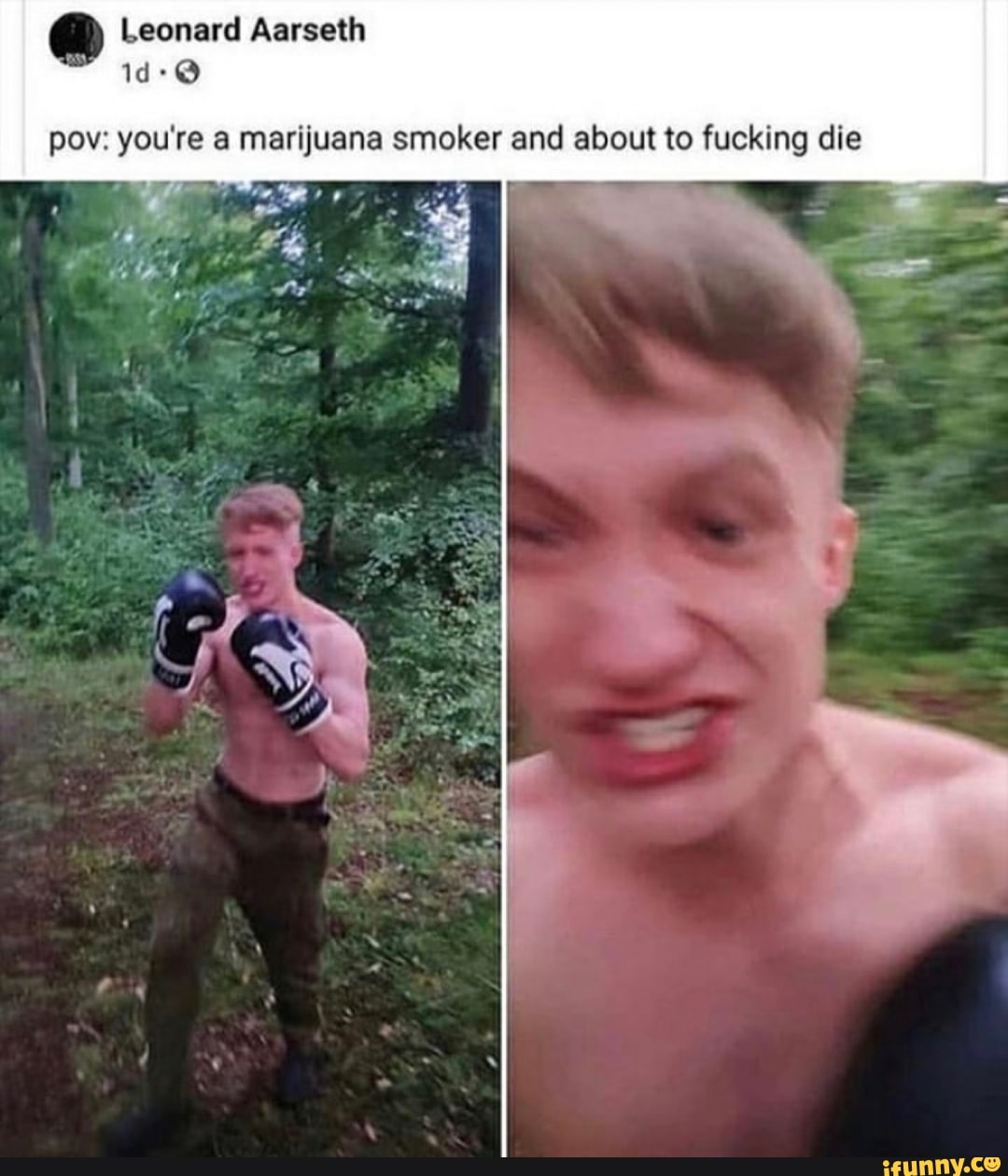 pov: you're a marijuana smoker and about to fucking die