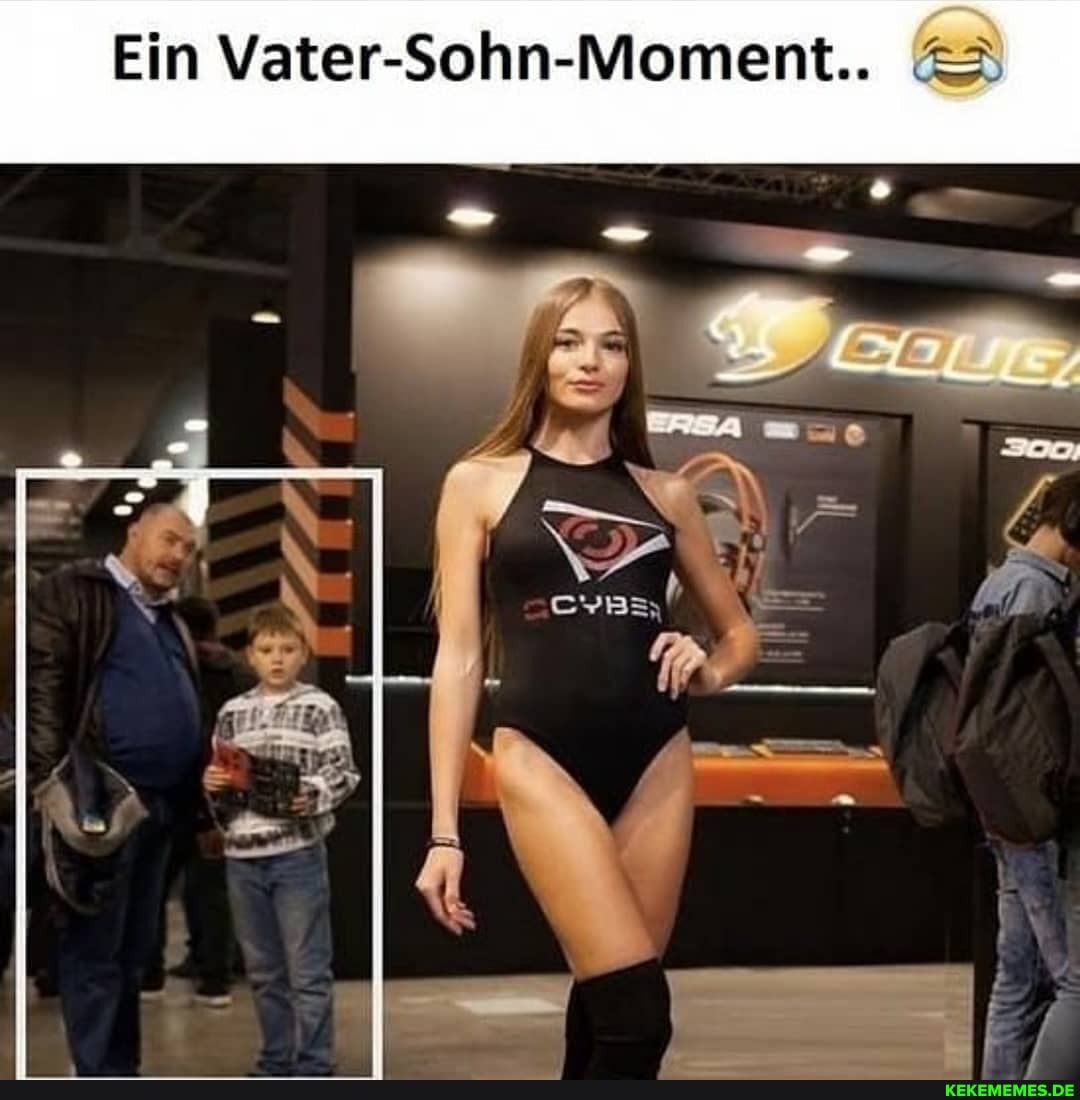Ein Vater-Sohn-Moment..