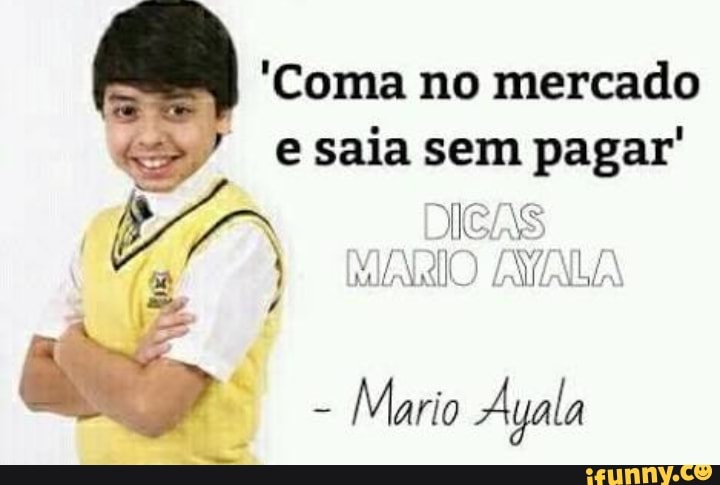 'Coma no mercado
e saia sem pagar'