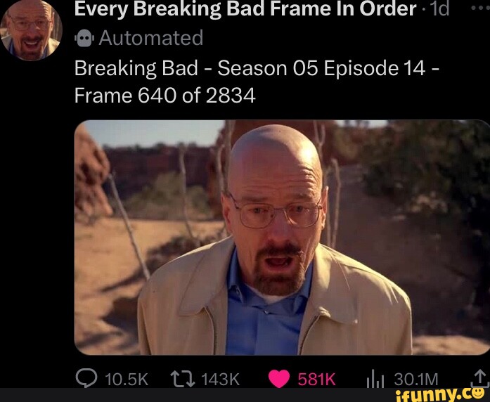 Every Breaking Bad Frame In Order ic Automated Breaking Bad - Season 05 ...