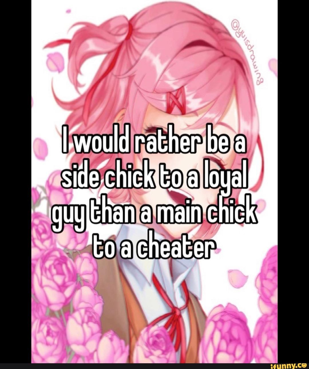 side chick main chick meme